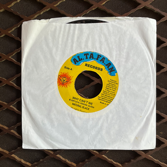 7" Why Cant We, NATURAL BLACK