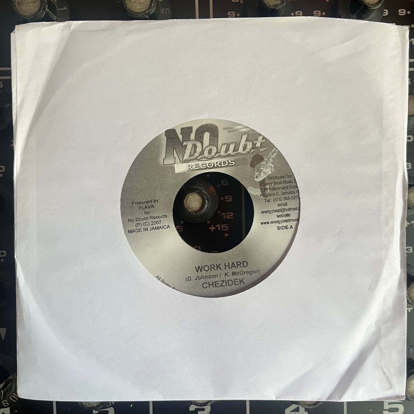 7" Inch CHEZIDEK ,Work Hard.